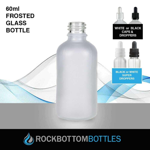 60ml 120ml 150ml Translucent Frosted Glass Bottles for Medical