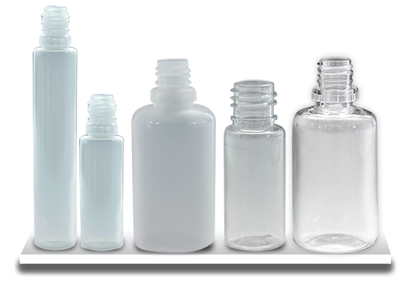 Plastic bottles and containers